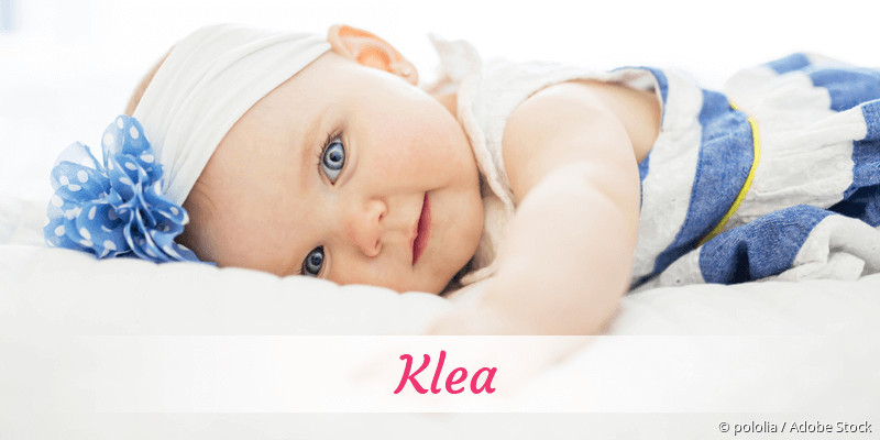 Baby mit Namen Klea