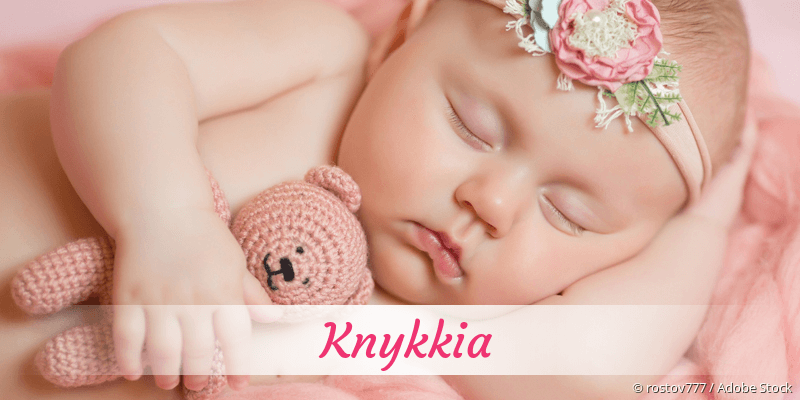 Baby mit Namen Knykkia