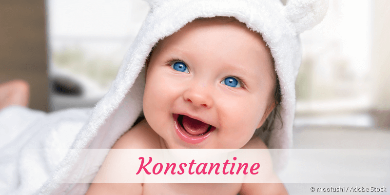 Baby mit Namen Konstantine