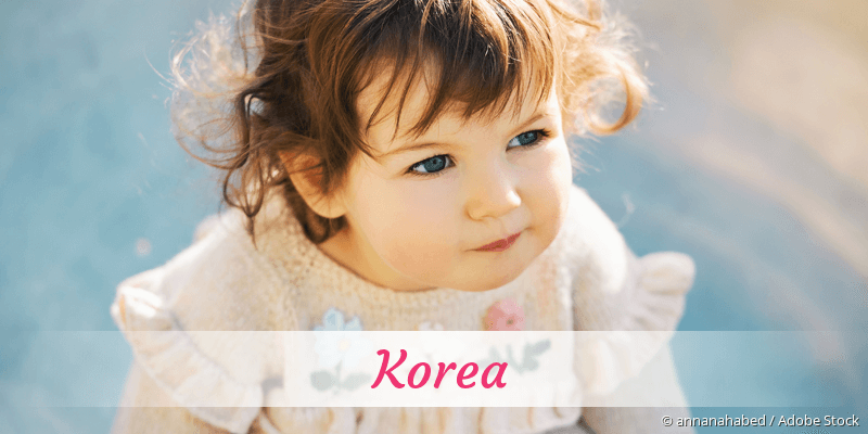 Baby mit Namen Korea