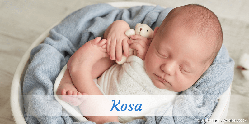 Baby mit Namen Kosa