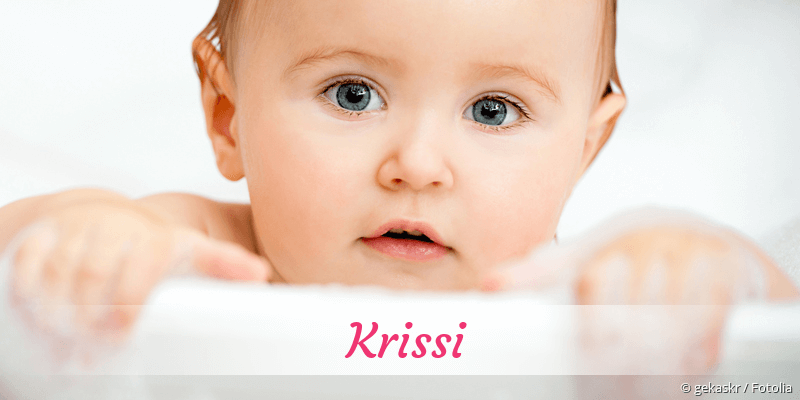 Baby mit Namen Krissi