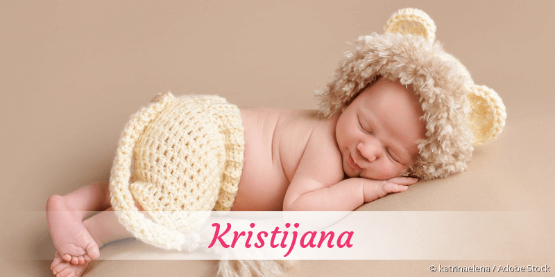 Baby mit Namen Kristijana