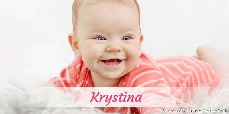 Baby mit Namen Krystina