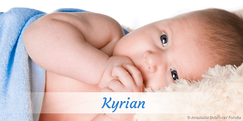 Baby mit Namen Kyrian
