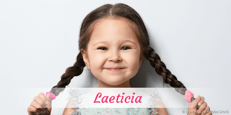 Baby mit Namen Laeticia