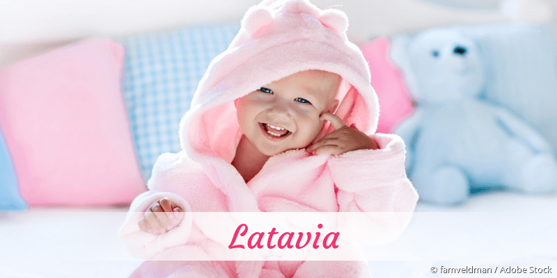 Baby mit Namen Latavia
