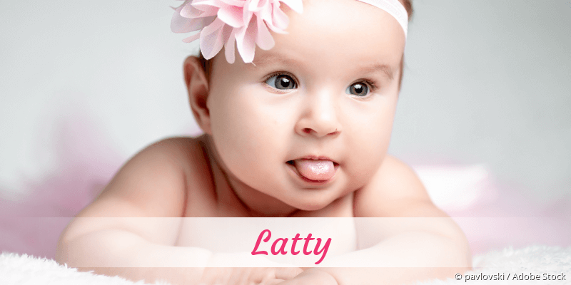 Baby mit Namen Latty