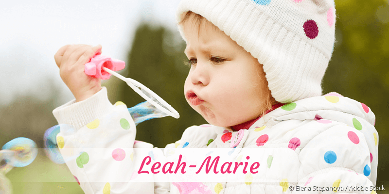 Baby mit Namen Leah-Marie