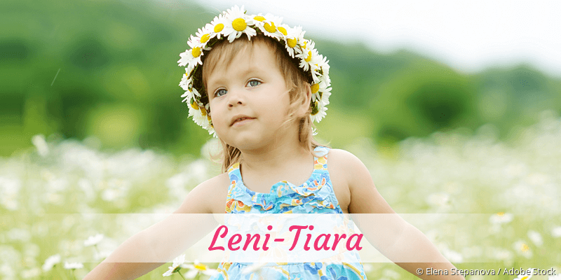 Baby mit Namen Leni-Tiara