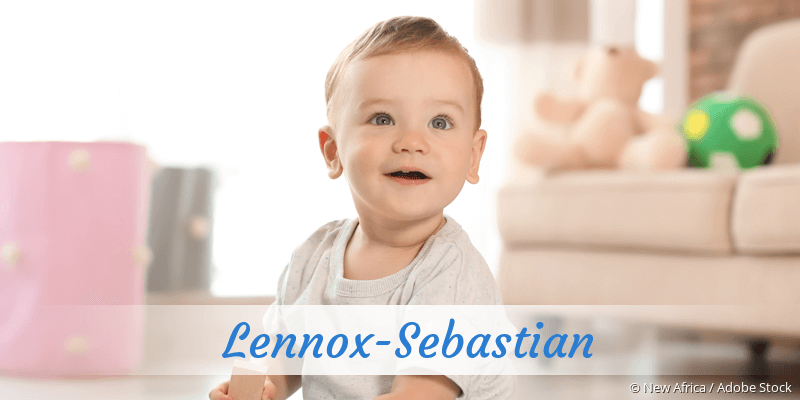 Baby mit Namen Lennox-Sebastian