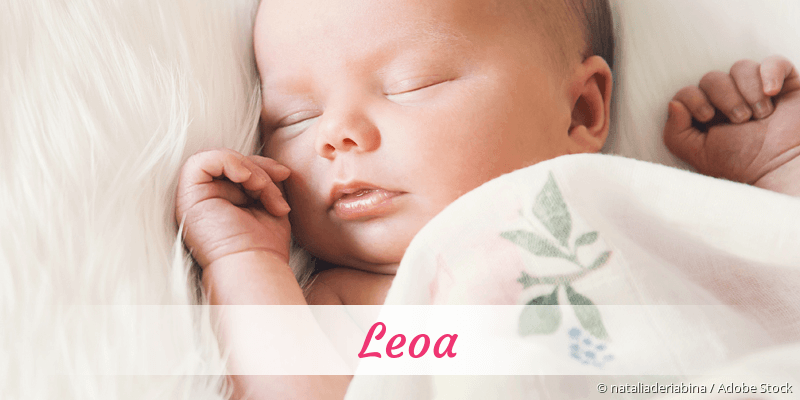 Baby mit Namen Leoa