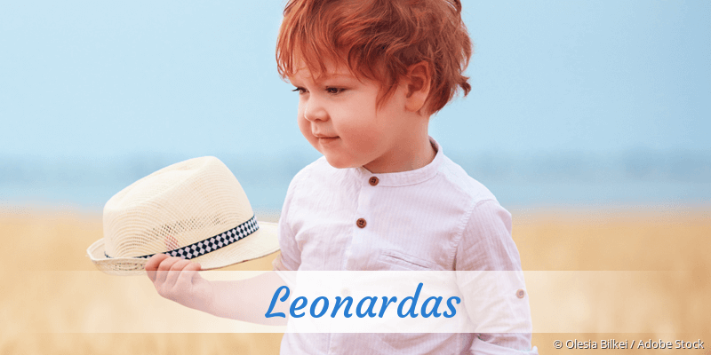 Name Leonardas als Bild