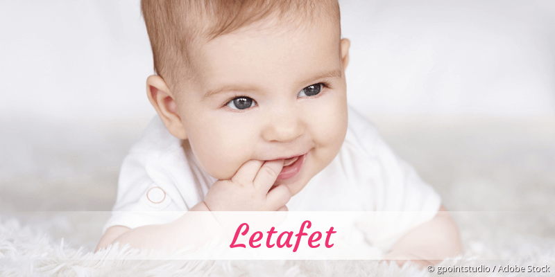 Baby mit Namen Letafet