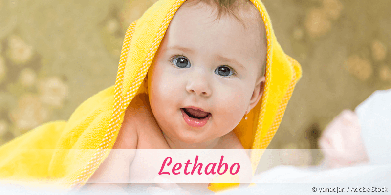 Baby mit Namen Lethabo
