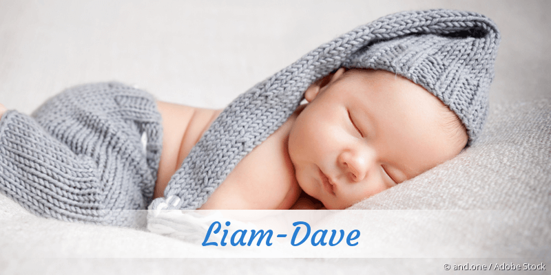 Baby mit Namen Liam-Dave