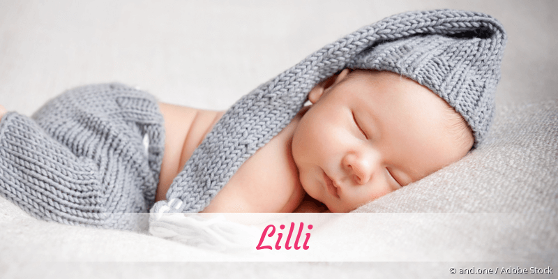 Baby mit Namen Lilli