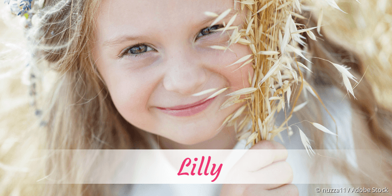 Baby mit Namen Lilly