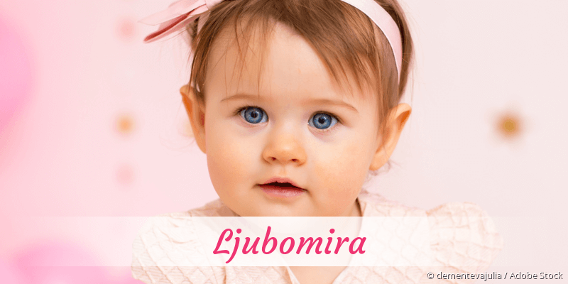 Baby mit Namen Ljubomira