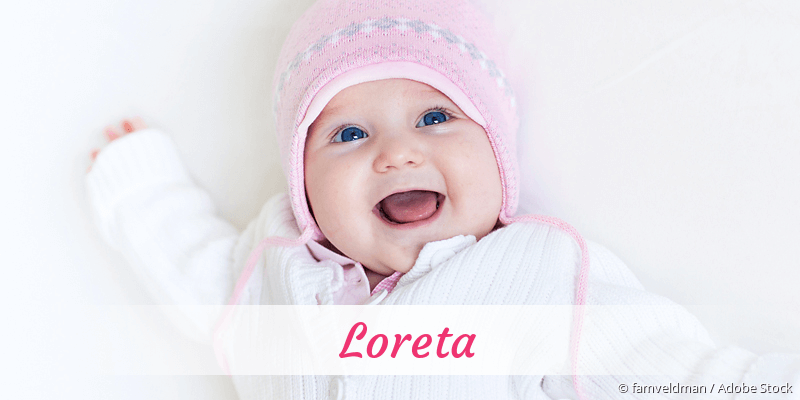 Baby mit Namen Loreta