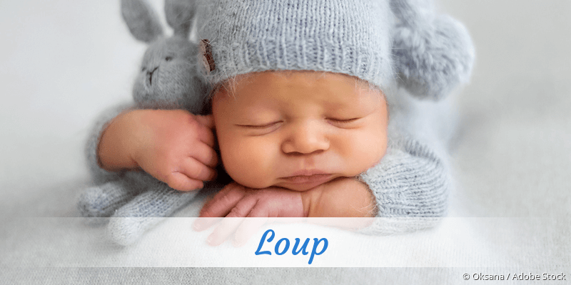 Baby mit Namen Loup