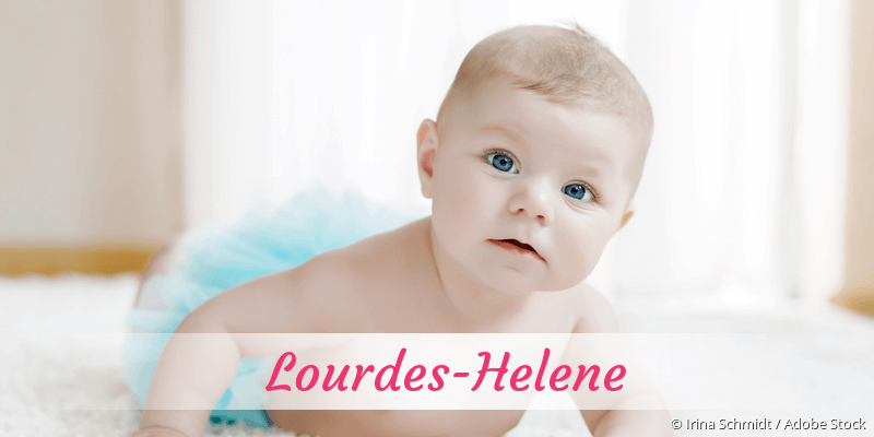 Baby mit Namen Lourdes-Helene