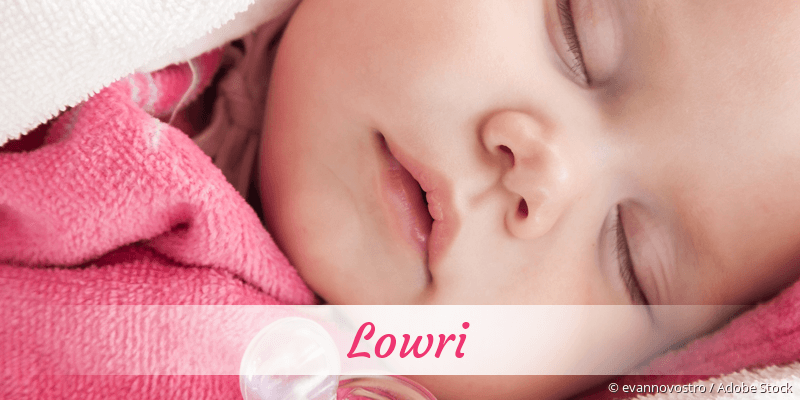 Baby mit Namen Lowri