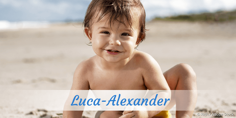 Baby mit Namen Luca-Alexander