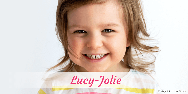 Baby mit Namen Lucy-Jolie