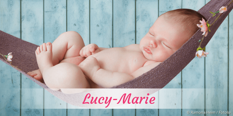 Baby mit Namen Lucy-Marie