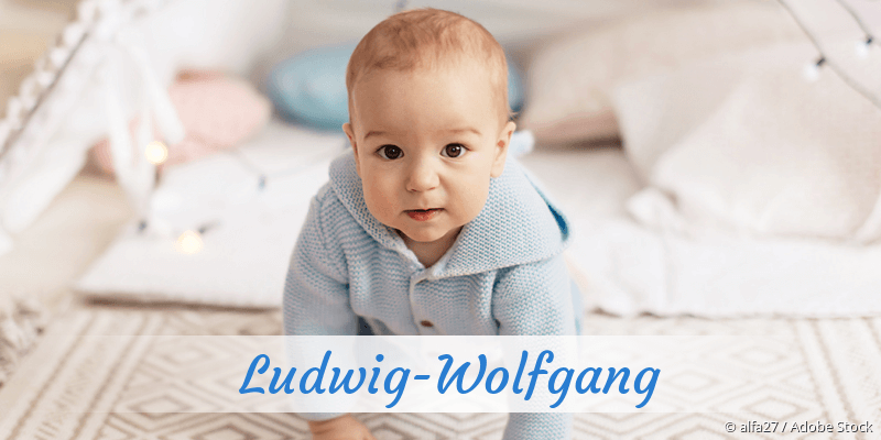 Baby mit Namen Ludwig-Wolfgang