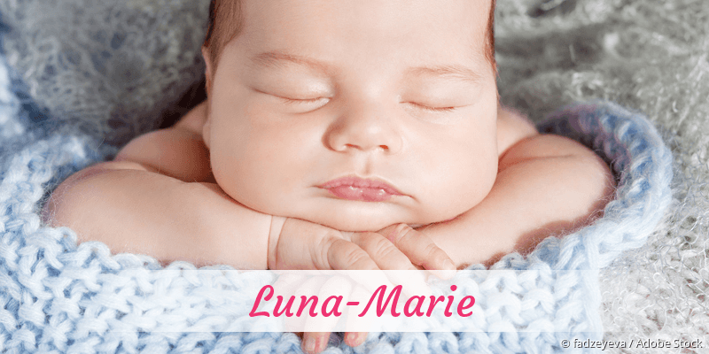 Baby mit Namen Luna-Marie
