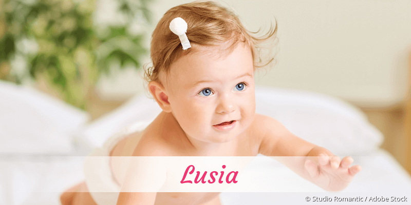 Baby mit Namen Lusia