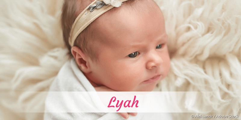 Baby mit Namen Lyah