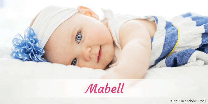 Baby mit Namen Mabell