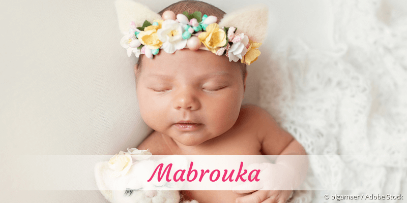 Baby mit Namen Mabrouka