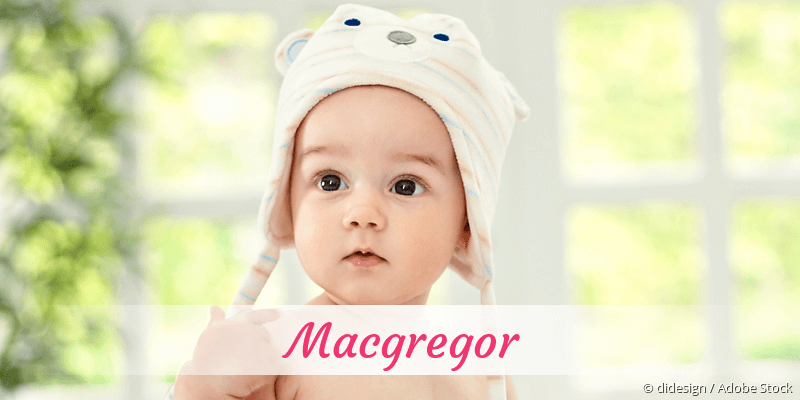 Baby mit Namen Macgregor