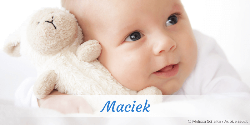 Baby mit Namen Maciek