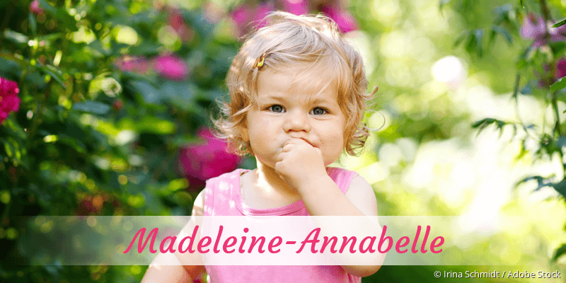 Baby mit Namen Madeleine-Annabelle