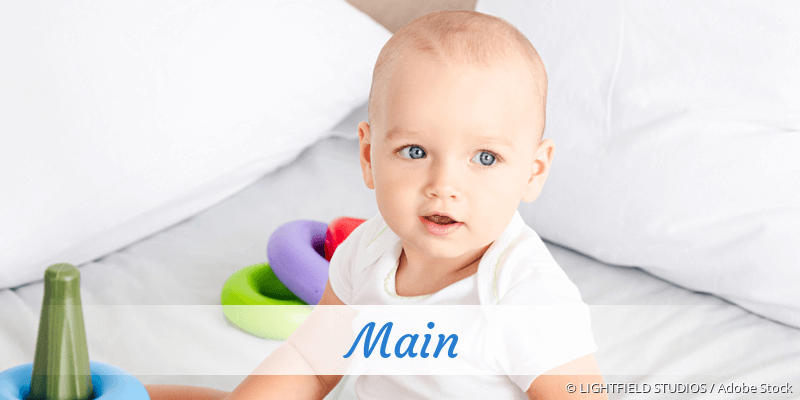 Baby mit Namen Main