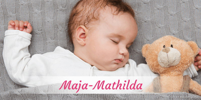 Baby mit Namen Maja-Mathilda
