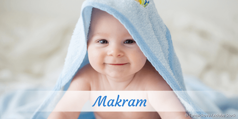 Baby mit Namen Makram