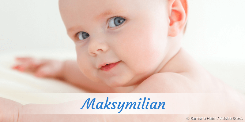 Baby mit Namen Maksymilian