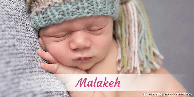 Name Malakeh als Bild
