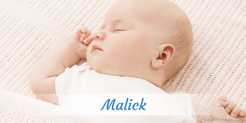 Baby mit Namen Malick