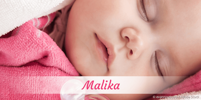 Baby mit Namen Malika