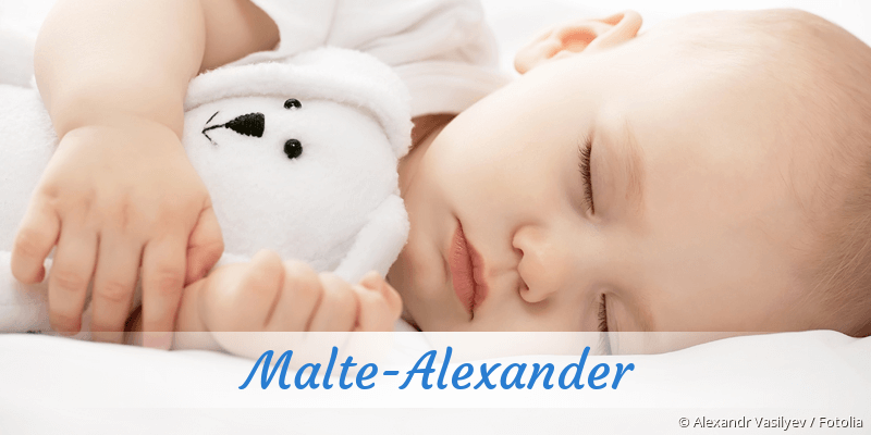 Baby mit Namen Malte-Alexander