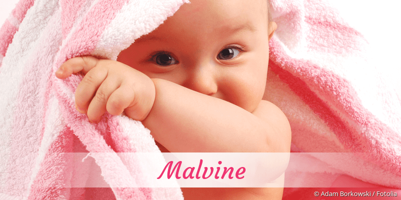 Baby mit Namen Malvine