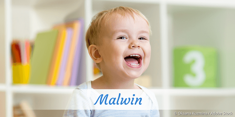 Baby mit Namen Malwin