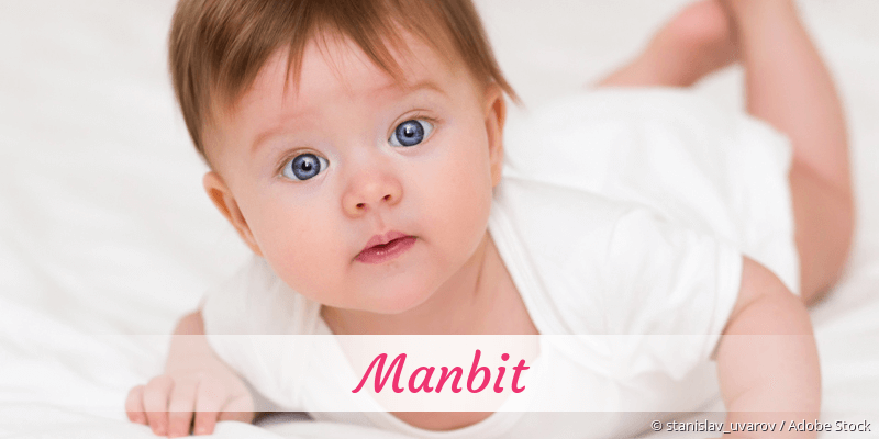 Baby mit Namen Manbit